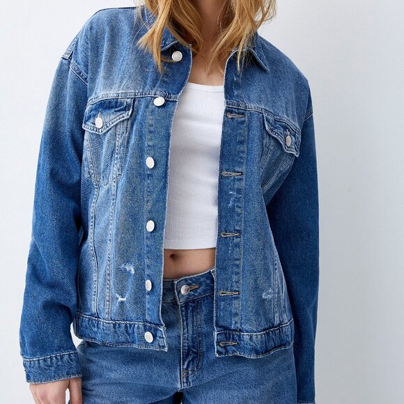 Only & Sons Loose jean jacket - Picture 1 of 3